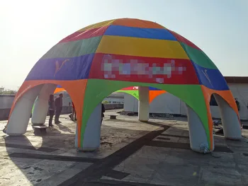 Price 8m Diameter Inflatable Camping Tent Beach Tent With Air Blower