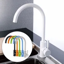 Kitchen Sink Faucet Antique Black White Green Orange Blue Beige Colorful Desk Mounted Copper Bathroom Basin Water Mixer Taps
