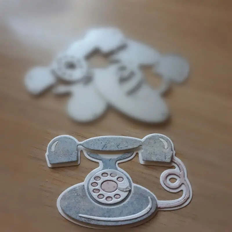 

Nicole's Design Wire Telephone Set Metal Cutting Dies Stencils For DIY Scrapbooking Decoration Embossing Craft Die Cut 2019