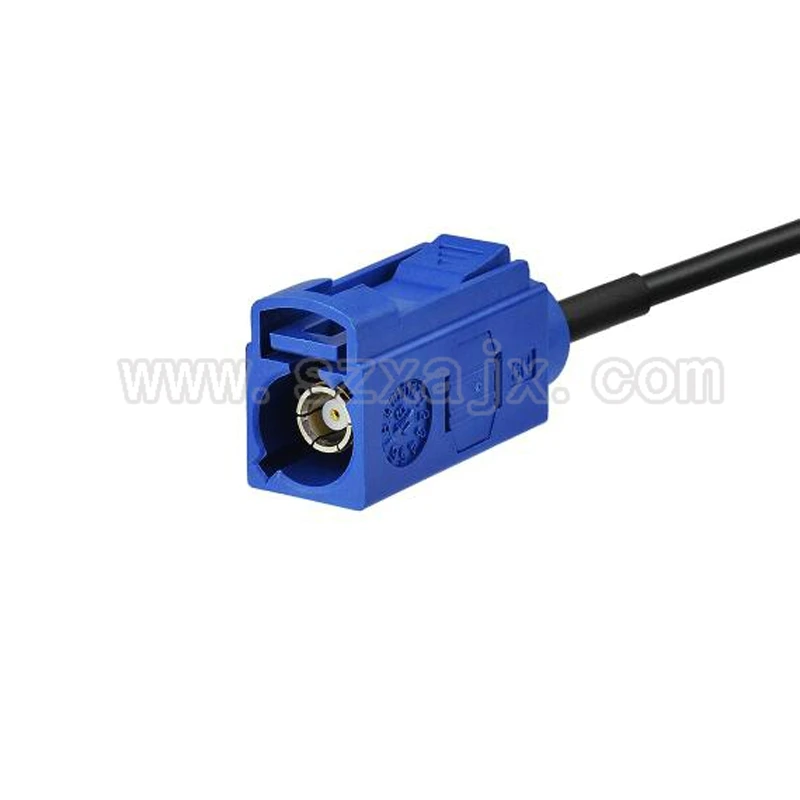 Коннектор JX GPS антенный Удлинительный кабель Fakra Female Jack прямой к pigtail RG174 &quotC&quot gps