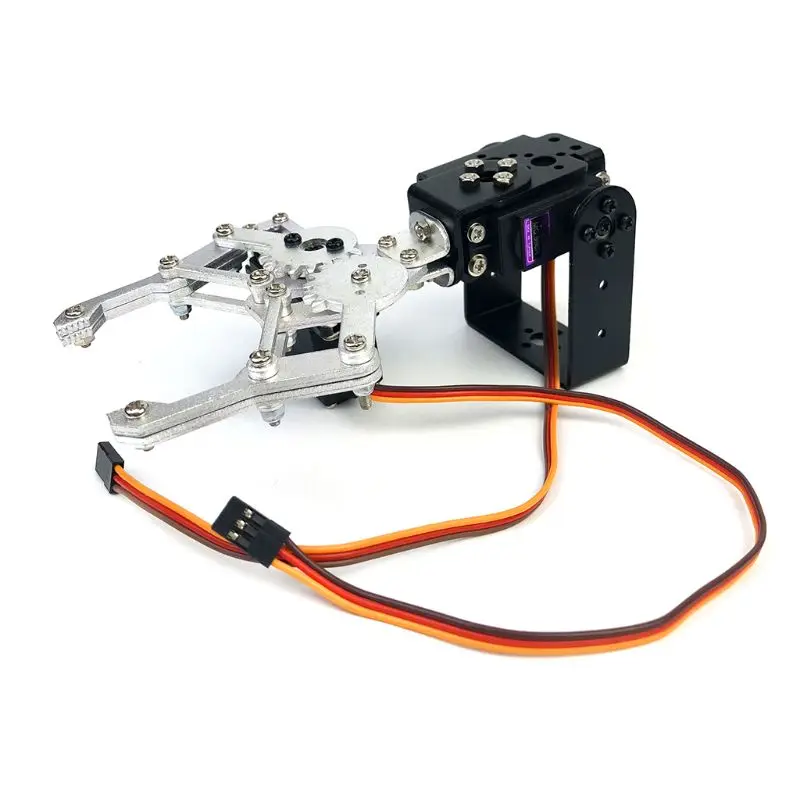 

2 DOF Aluminium Robot Arm Clamp Claw Mount Kit For Robotic Manipulator Paw DIY RC Toy Remote Control Parts