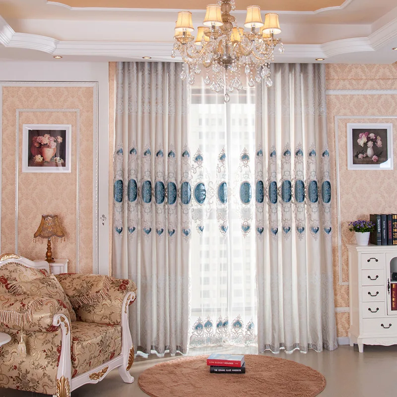 Compra comedor sala de cortina online al por mayor de china ... Cortinas para living comedor