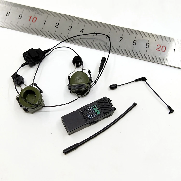 

1/6 M013 K9 HALO Radio Receiver with Earphone Models Set Action Figures Accessories