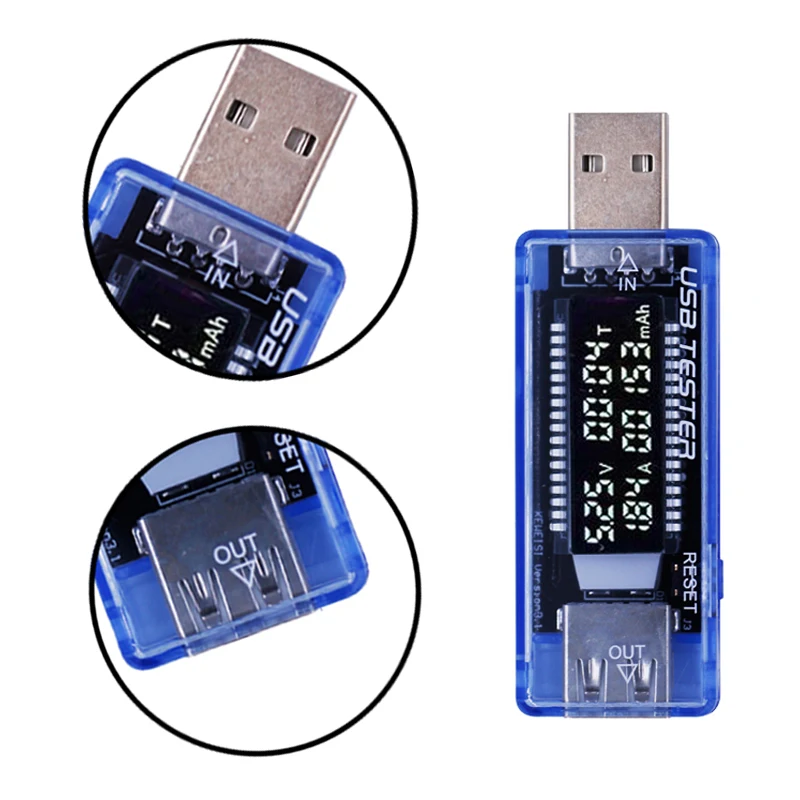 

USB Charger Mobile Battery Tester Power Detector Capacity Power Current Voltage Digital Screen