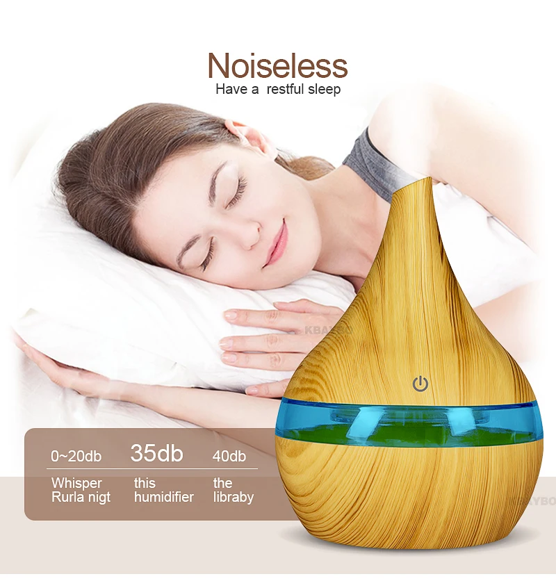 300ml mist diffuser Aroma essential oil diffuser wood mistmaker portable usb air humidifier aroma diffuser fogger air vaporizer