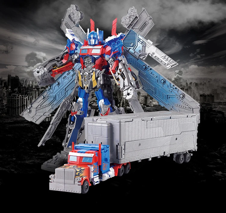 Koop 55 cm Transformatie Vervorming Robot Auto Hoge Kwaliteit Optimus Prime Speelgoed Actiefiguren Tobot Speelgoed Voor JONGENS