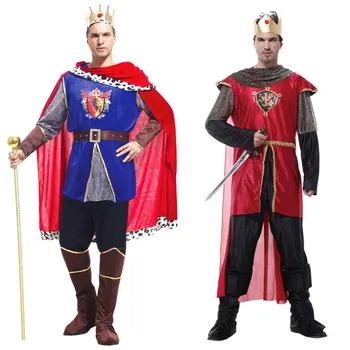 

Umorden Halloween Purim Carnival Noble Renaissance King Costume for Men Fantasia Adulto Cosplay Costumes Clothing Set