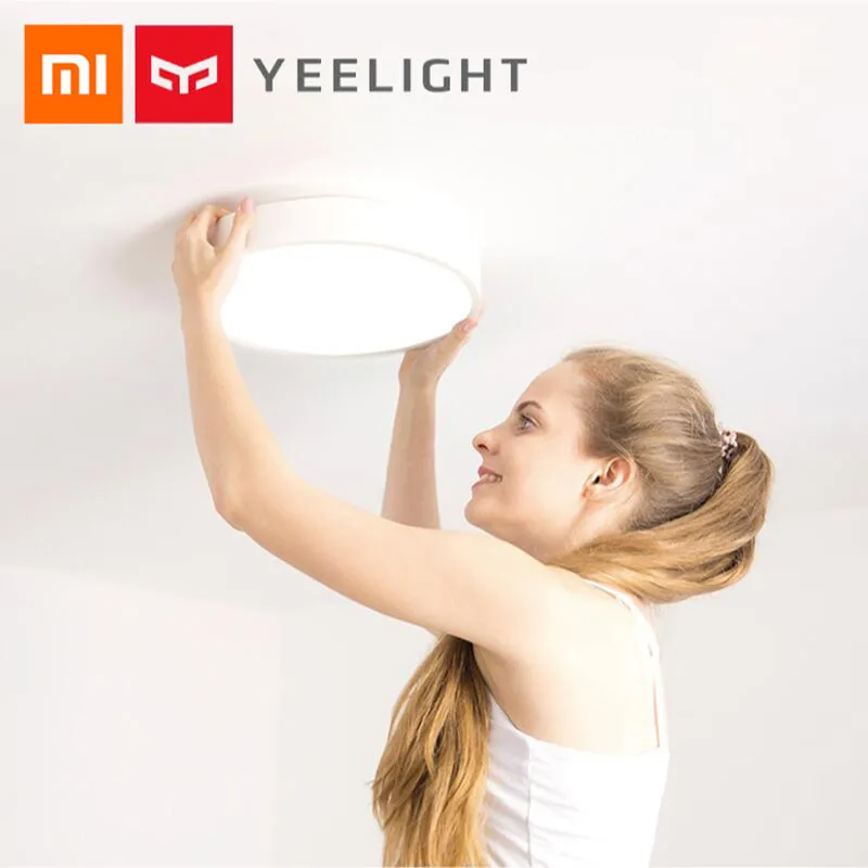 Yeelight Смарт-приложение пульт дистанционного управления светодиодный потолочный светильник для спальни освещение для сотового телефона Mijia или Bluetooth