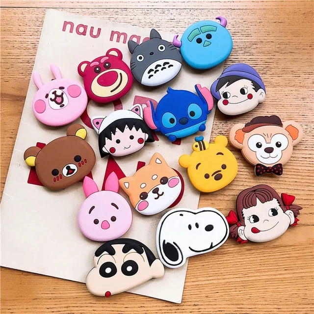 Goedkoop 100 stks partij Mobiele Telefoon Stretch Bracket Cartoon Stitch Air Bag Telefoon Uitbreiden Telefoon Stand Vinger Auto Houder Voor Iphone