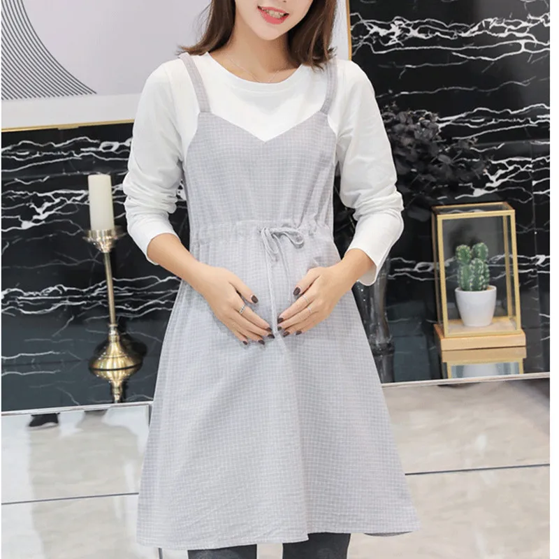 

2018 Autumn Fashion Maternity Dress with Nursing Loose Clothes For Pregnant Women Nuring Pregnancy Breastfeeding Clothing
