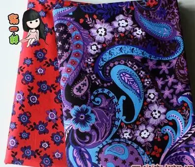 Новинка, комплект из 2 предметов, 50 х 50 см Винтаж в этническом стиле хлопковая ткань Tecidos Комплект квилтинга tissu Лоскутная Ткань для шитья кукол ткань для поделок C06