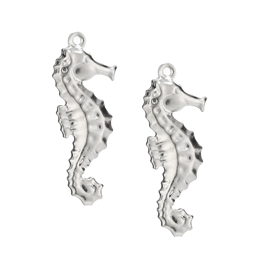 

20pcs/lot Stainless Steel Baby Seahorse Charm Pendant jewelry finding