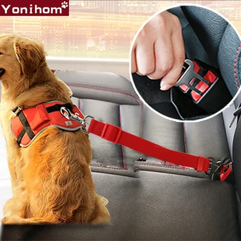 

Dog Leash Nylon Rope Seat Belt Car Seatbelt Leashes for Small Dogs Puppy Chihuahua Safety Vehicle Car Pet Dog Collars Leashes