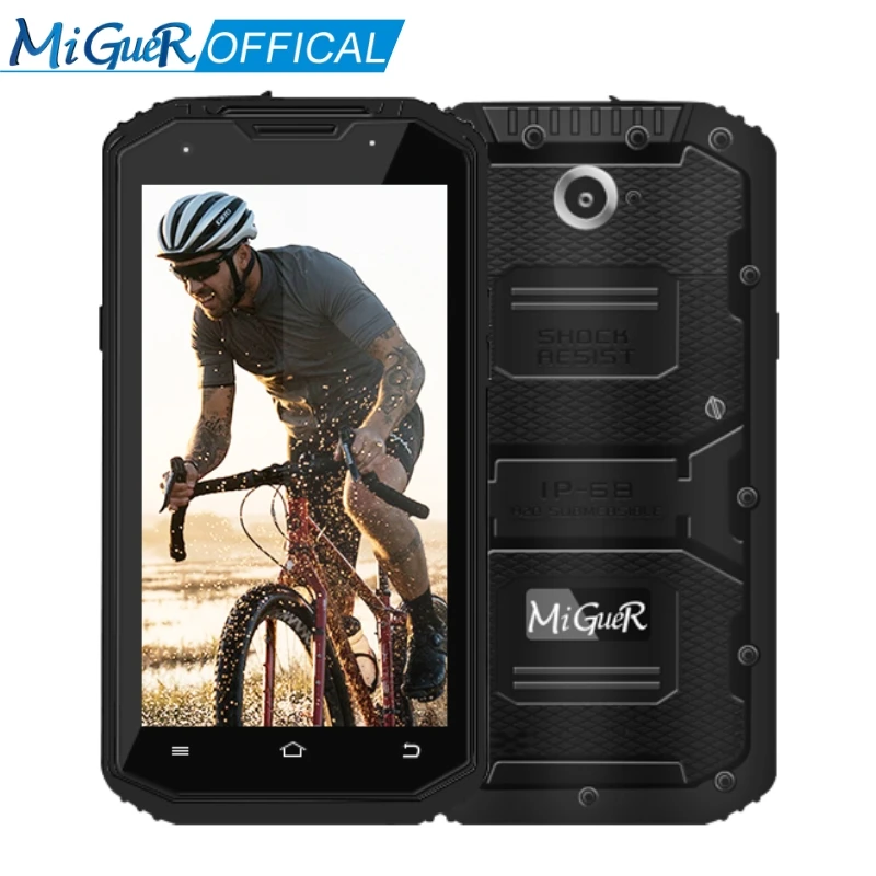 MiGueR A8 IP68 WaterProof Mobile Phone 5.5 HD 2GB RAM 16GB ROM MTK6735 Quad Core 3350mAh 4G LTE SmartPhone