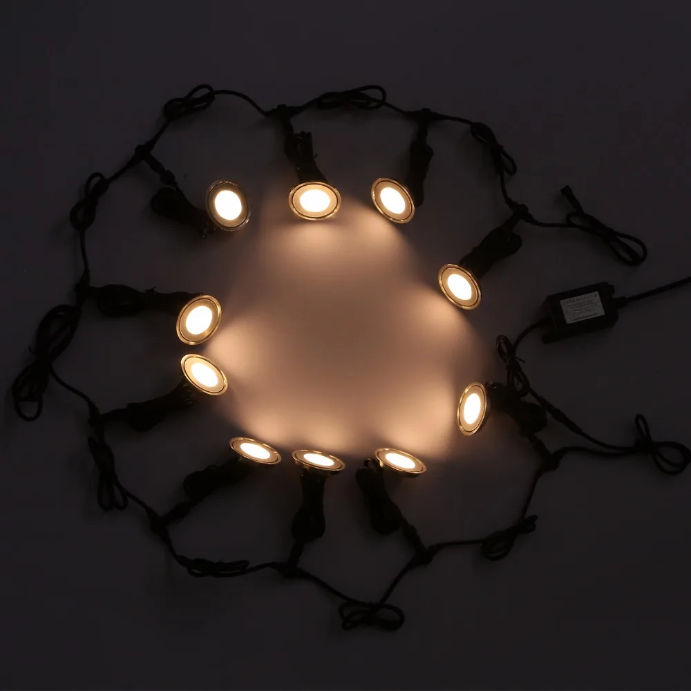 Luzes do Convés Plug para Caminho do Jardim ao ar Subterrâneo à Prova Levaram w 7lm Smd3350 ue - Eua Reino Unido au Livre Decoração Holofotes d' Água 6 Pcs 58mm 0.5 16 0.5 w 7LM SMD3350 UE EUA REINO