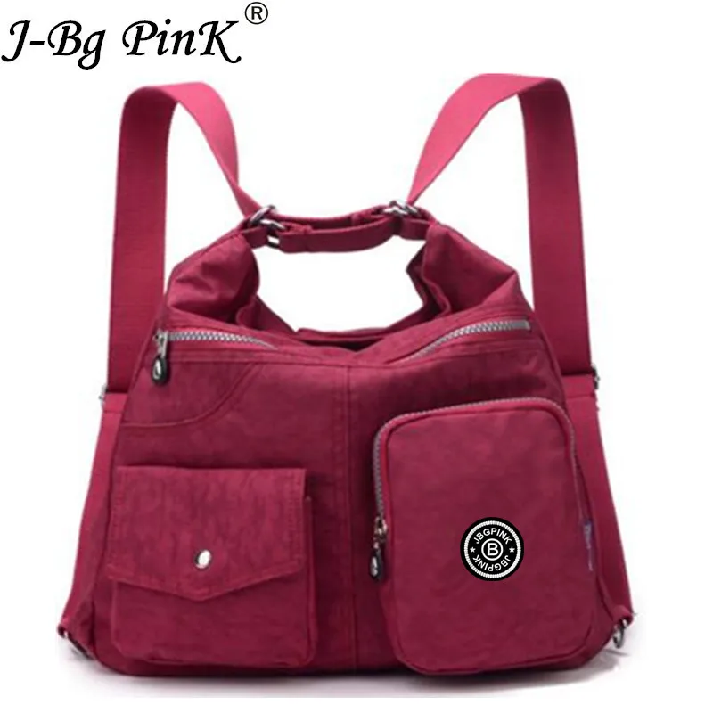 J-BG PinK Designer Handbags Fashion Waterproof Women Bag Double Shoulder Bag High Quality Nylon Female Handbag Bolsas sac A Main J-BG PinK Designer Handbags Fashion Waterproof Women Bag Double Shoulder Bag High Quality Nylon Female Handbag Bolsas sac A Main