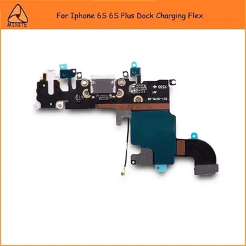 

10PCS/LOT New Tested Dock Port Connector Charging Flex For Iphone 6S 6S Plus 6SP Charger Audio Headphone Jack Flex Cable Parts