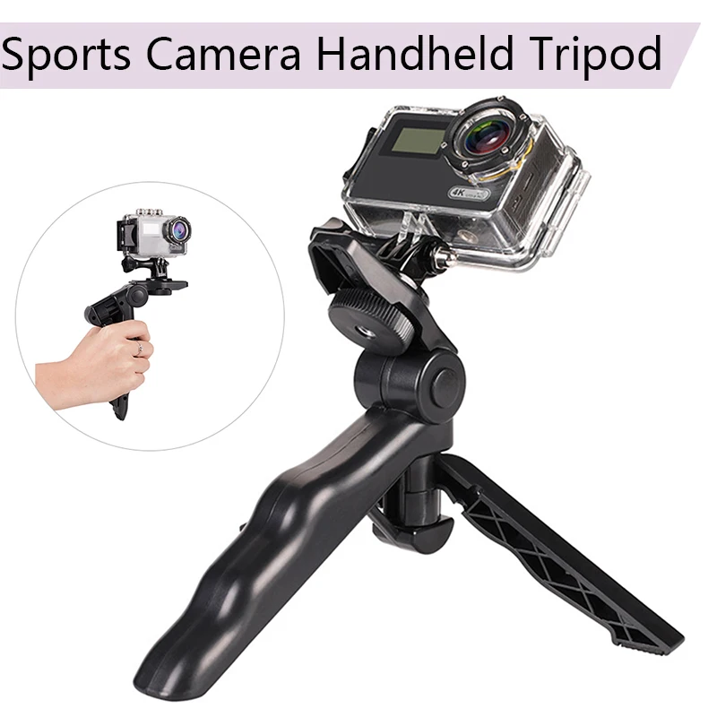 

Portable Desktop Small Mini Tripod Table Tripod Handheld Grip Self Portrait Selfie Stabilizer for Sport Action Camera Support