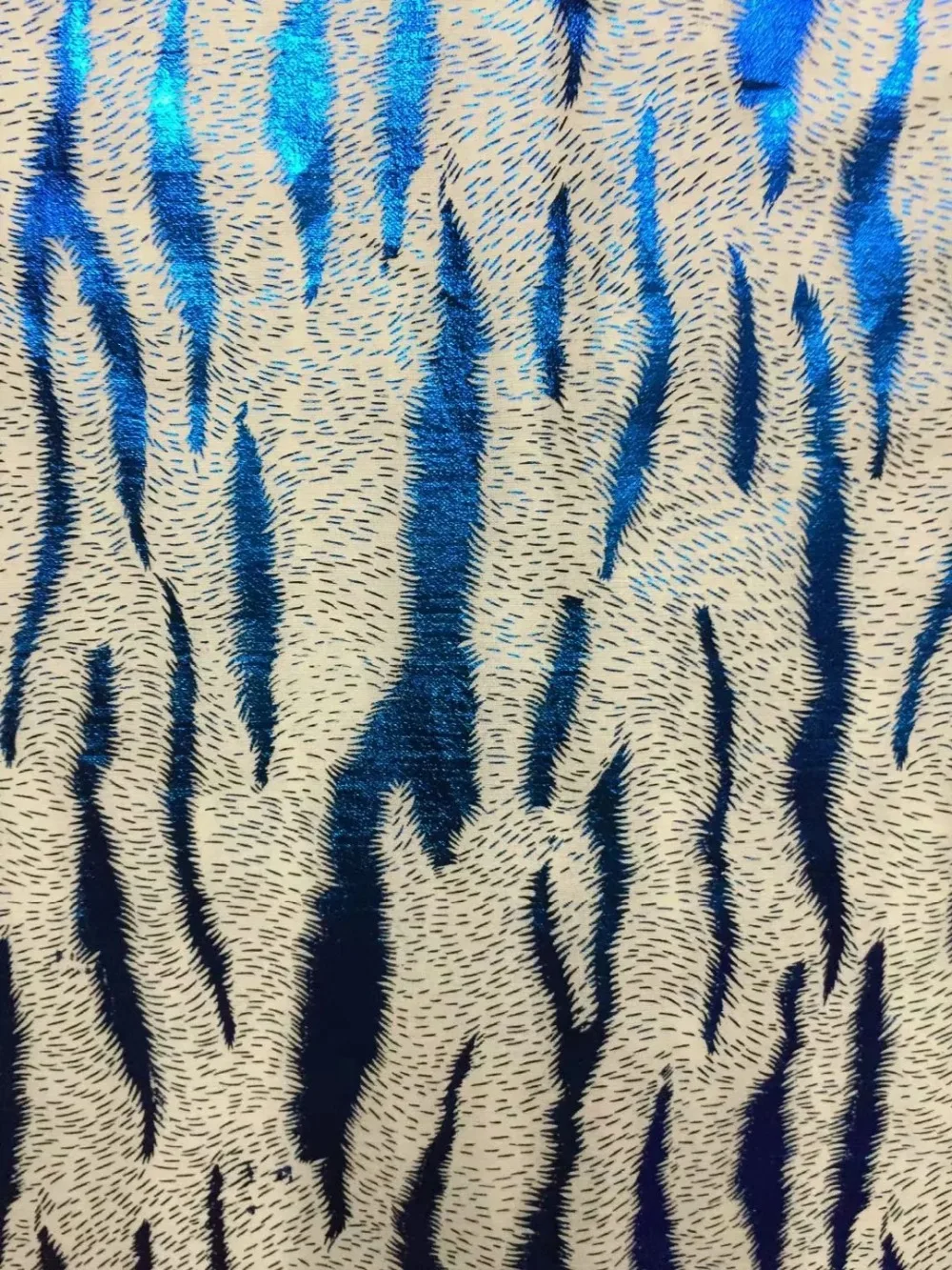 Нигерийский хлопок вуаль ткань с принтом Золотой Леопардовый принт 5 ярдов для вечерние+ тюль кружевная ткань с бусинами 2 ярдов CNC-41