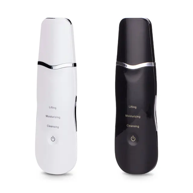USHOW Rechargeable Ultrasonic Face Skin Scrubber Facial Cleaner Blackhead Removal Cleaner Exfoliating Pore Cleaner Tools