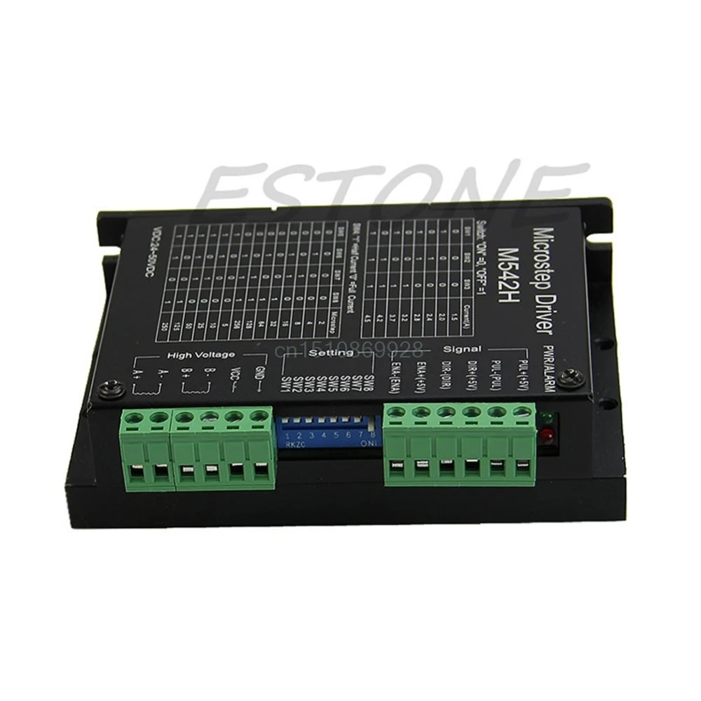 

CNC Micro-Stepping Stepper Motor Driver M542/DM542 Bi-polar 2Phase 4.5A Switch M126 hot sale