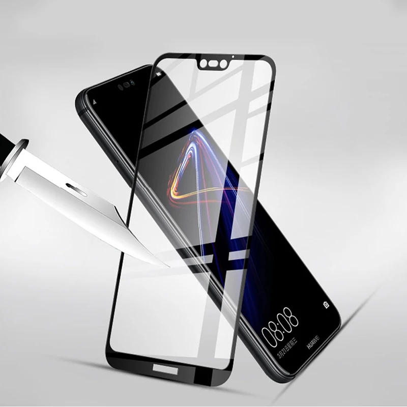 Huawei P20 Lite Glass Protector Full Cover Tempered Glass Explosion