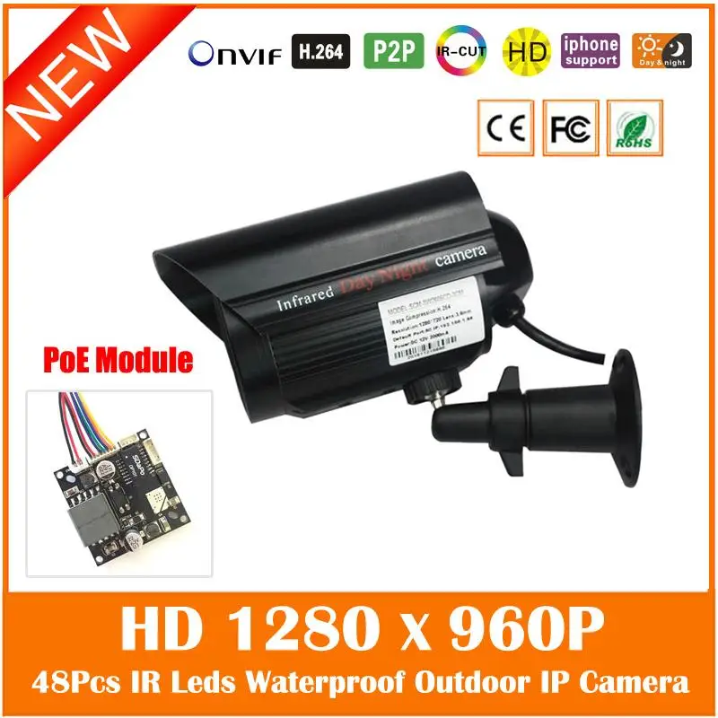 

Hd 960p Mini Bullet Poe Ip Camera Motion Detect Outdoor Waterproof Surveillance Onvif 2.0 Black Cctv Cmos Freeshipping Hot
