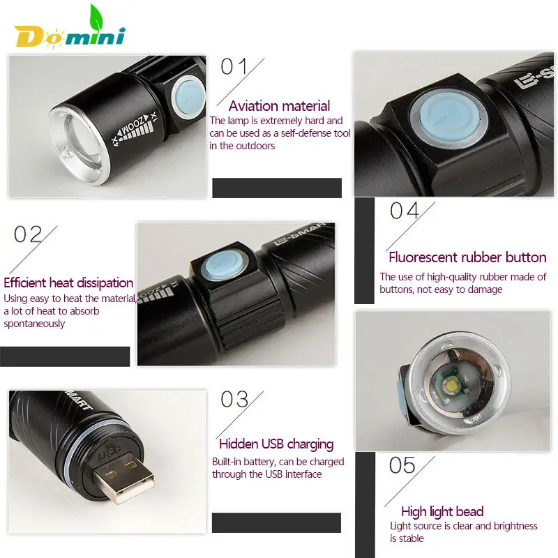 Lanternas e Lanternas com bateria cree led torch Modelo de Contas Led : Cree Xpe
