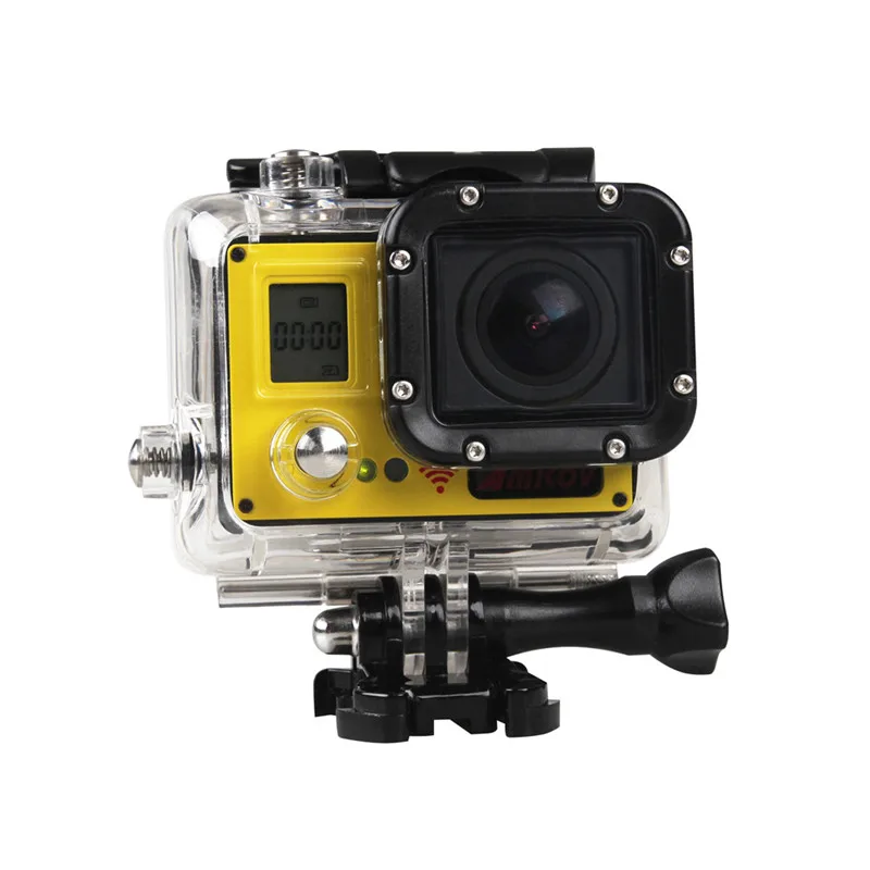 

AMKOV AMK7000S Sports Camera 4K HD Shooting 20 MP Support Wifi Control Mini Digital Camera 40m Waterproof