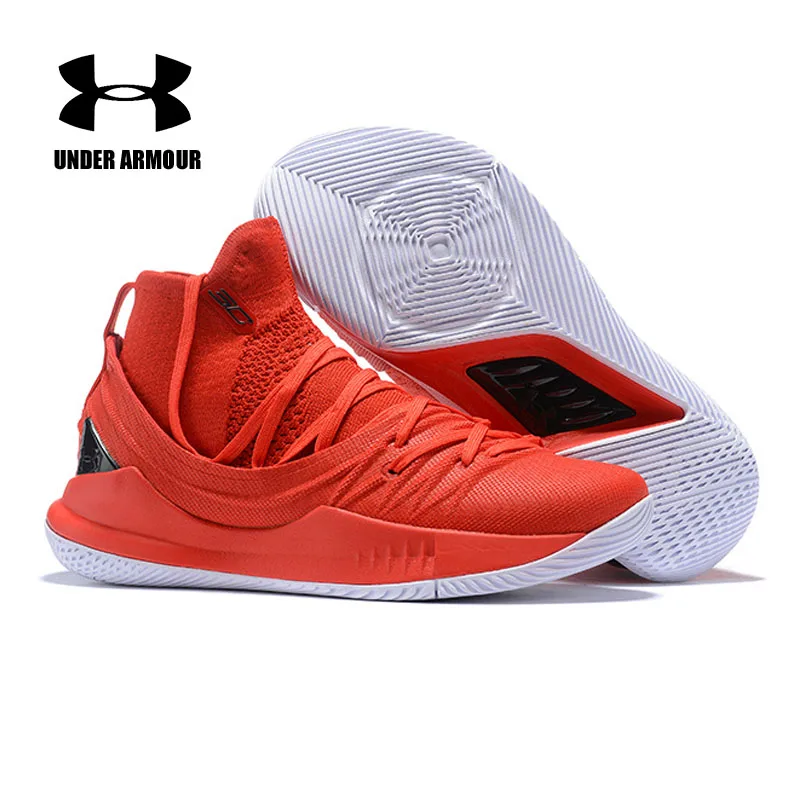 

Under Armour Curry 5 Mens Basketball Shoes Socks Sneakers under armour shoes Male high top outdoor Training boots high quality