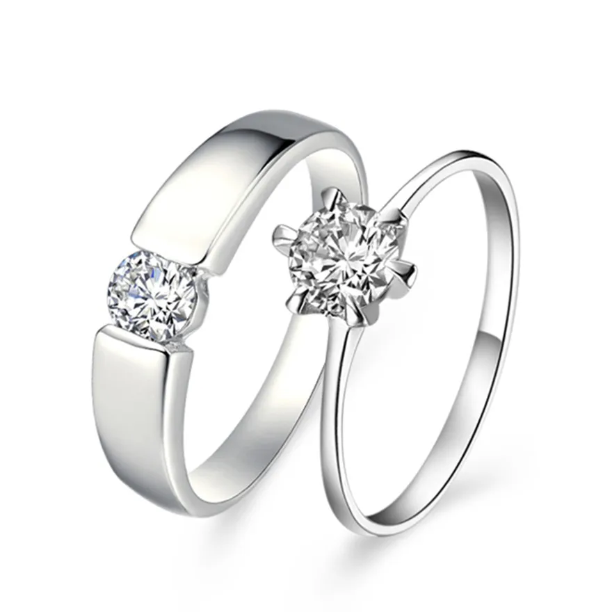 Wedding Couple Rings Jewelry for Women Men