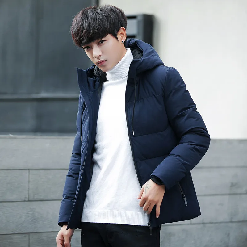 Parkas Taille Théegg Noir Hommes Courtes Black En blue Manteaux Red D'hiver Vestes Blouson wine Manteau 2019 Épais Outwear Homme Grande Hommeal495 Coton 0wPknO