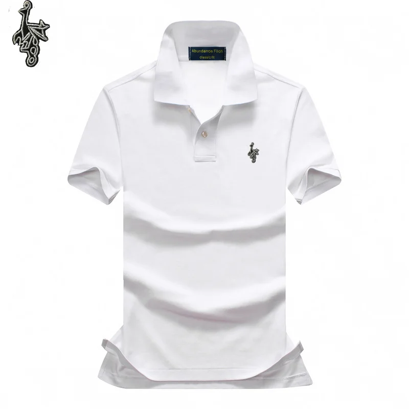 

On sale pique cotton Summer brand horse mens short sleeve polos mens lapel shirts ralphmen tops 3 embroidery logo polos shirt L8