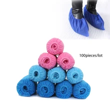 Шт./лот одноразовые бахилы одноразовые 100 синий розовый нетканые ткани для очистки пищевой промышленности медицинская hopsiptal комнаты