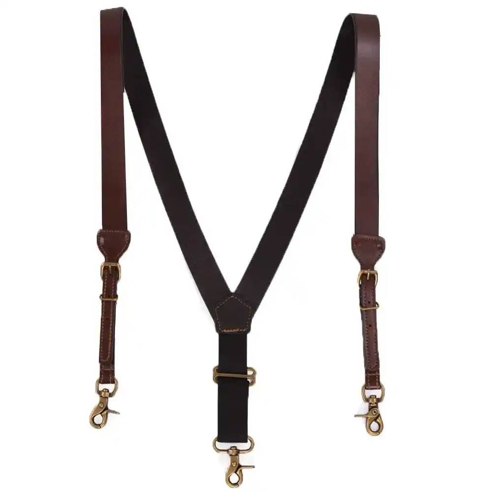 suspenders with belt loop hooks