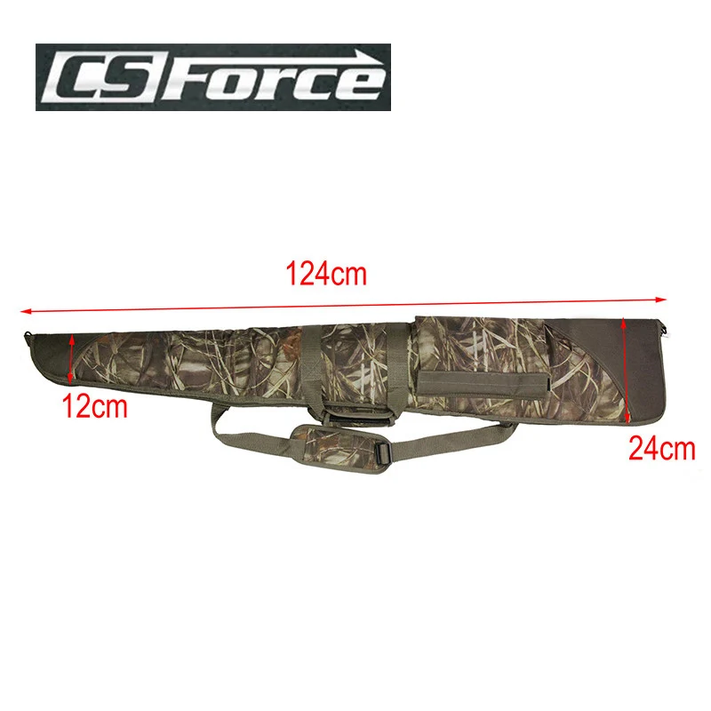 

CS Force Heavy Duty Rifle Scope Case Pack Hunting Military Paintball 1200D Oxford Cloth Spnier Long Gun Bag Holster Gun Case