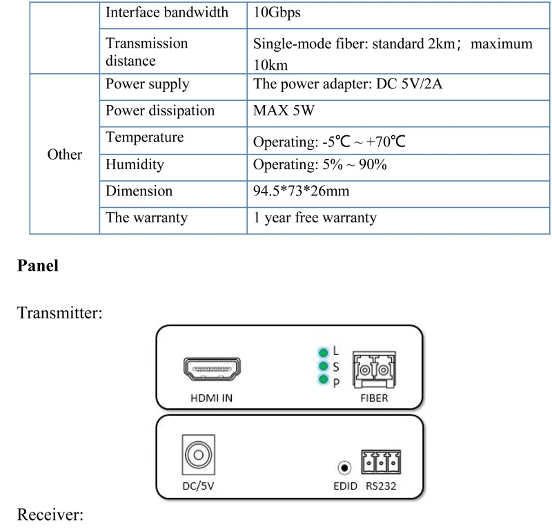 4 K * 2 K HDMI оптический оптоволоконный удлинитель 1080 P 3D HDMI оптоволоконный удлинитель 2 км одномодовых опалить волокно