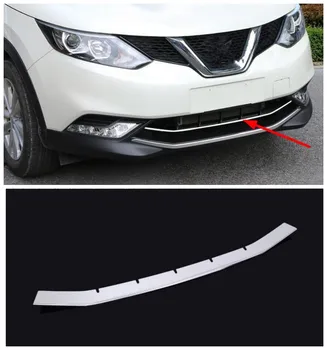 

FIT FOR NISSAN QASHQAI 2014 2015 2016 CHROME FRONT GRILL GRILLE ACCENT COVER LOWER MESH TRIM MOLDING STYLING BEZEL GARNISH