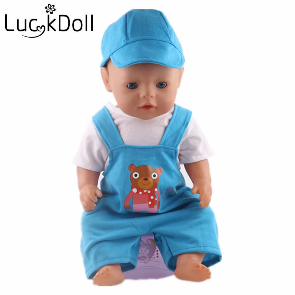 Кукольная Пижама LUCKDOLL 12 видов 18 дюймов американский размер 43 см Детская кукла