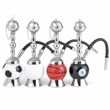 Дизайн портативный мини-кальян кальянная трубка чаша теплохранитель маленький чайник металлические аксессуары для кальяна