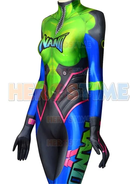 3D принт Cola D. Va Кожа Косплей Костюм на заказ Игра лайкра DVA Nano Zentai костюм Хэллоуин Вечерние боди