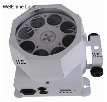 

Free Shipping 8*3W 8 bee eye RGBW LED patterns Effect disco light