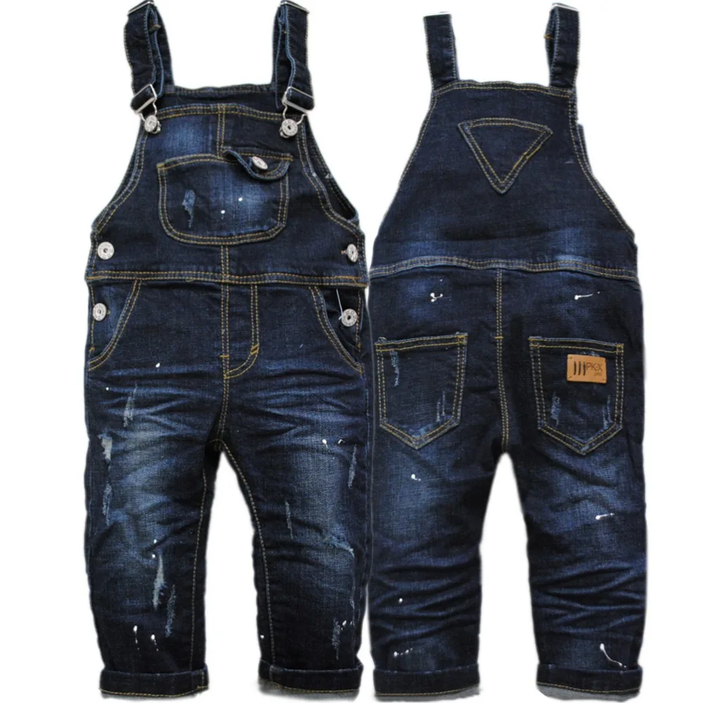 3975 little loose baby Overalls baby boys denim jeans Overalls kids boy