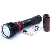Brand New DX1 CREE XM-L XML XM-L2 15W 2000LM Aluminum Alloy Waterproof LED Diving Flashlight Underwater Lamp Torch Flash Light