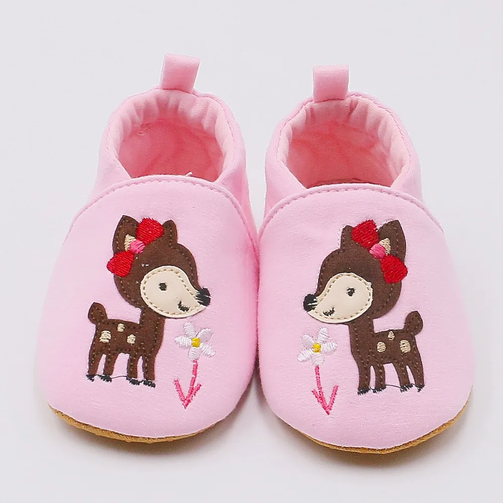 Первые ходунки CartoonShoes Bebe мокасины для малышей 0-24 м нескользящая Мягкая подошва обувь для маленьких мальчиков и девочек