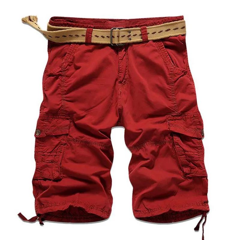 Summer Outdoor Men Multi Pocket Red/light blue/Black/Army Green Cargo Baggy Mountain climbing Tactical Shorts Army Solid Short Summer Outdoor Men Multi Pocket Red/light blue/Black/Army Green Cargo Baggy Mountain climbing Tactical Shorts Army Solid Short