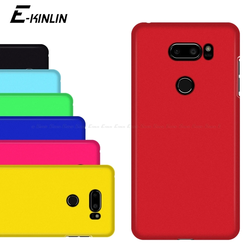 Ультратонкий матовый жесткий чехол для телефона LG V50 V40 V30 V30S Plus ThinQ 5G V20 V10