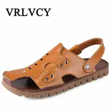 Мужские сандалии Baotou пляжные новые летние Для мужчин Водонепроницаемый дышащая Для мужчин Гладиатор повседневные сандалии