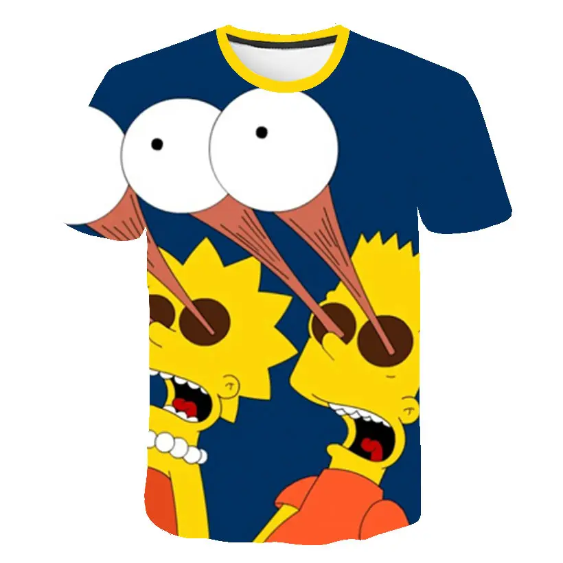 

Summer Popular Simpson is Funny Print Design T-shirt Hip Hop Men's Brand Shirt O-neck Short-Sleeved T-shirt Homme Camisetasrt