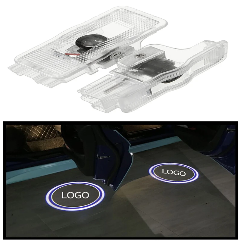 

2pcs For PEUGEOT Car LED Door Welcome Logo Light Laser Decoration Shadow Projector Light for 407 408 508 RCZ 607 806 1007